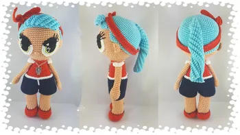 crochet toys amigurumi doll girl model number LS0020
crochet toys amigurumi doll girl model number LS0020