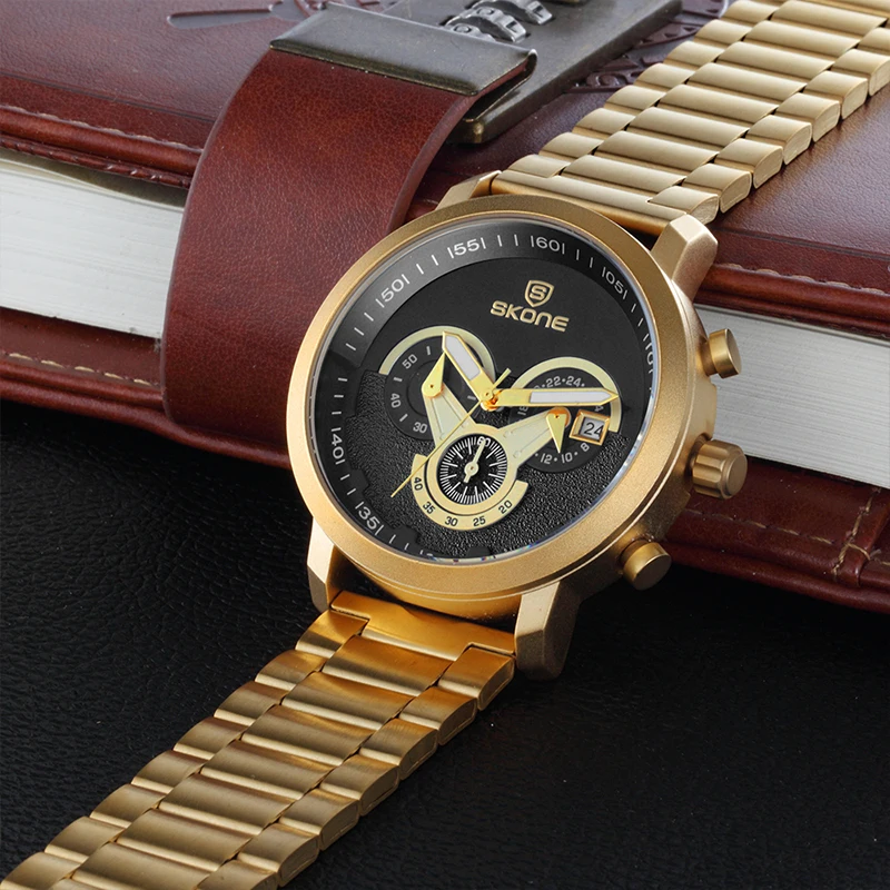 SKONE Luxury Top Brand Men Quartz Watch Business Casual Men's Wristwatch Clock Gifts Army Military Sports Watches Gift Wholesale
SKONE Luxury Top Brand Men Quartz Watch Business Casual Men's Wristwatch Clock Gifts Army Military Sports Watches Gift Wholesale