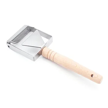 Stainless Steel Bee Hive Uncapping Honey Fork Scraper Shovel with Wooden Handle Beekeeping Tools Supplies Garden Tools
Stainless Steel Bee Hive Uncapping Honey Fork Scraper Shovel with Wooden Handle Beekeeping Tools Supplies Garden Tools
