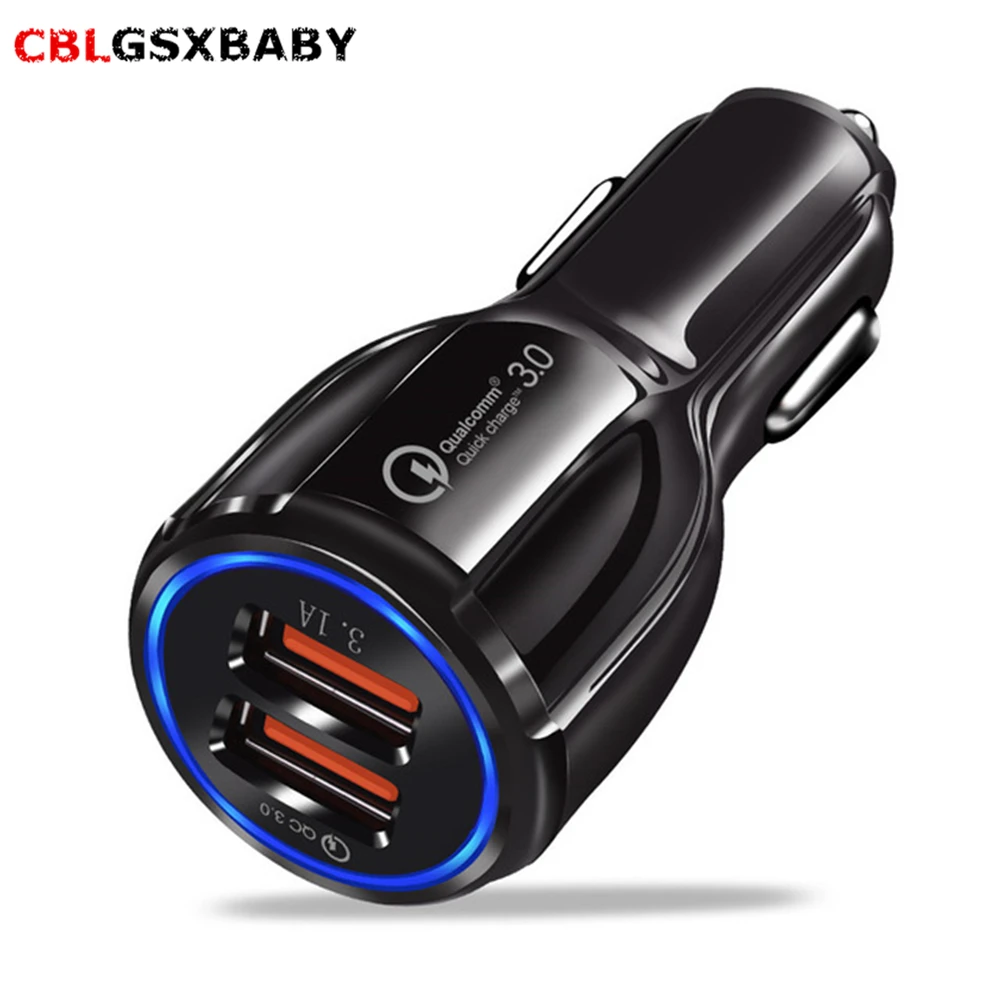 CBL Car USB Charger Quick Charge 3.0 2.0 Mobile Phone Charger 2 Port USB Fast Car Charger for iPhone Samsung Tablet Car-Charger
CBL Car USB Charger Quick Charge 3.0 2.0 Mobile Phone Charger 2 Port USB Fast Car Charger for iPhone Samsung Tablet Car-Charger