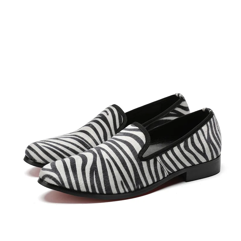 Personality Fashion Zebra Striped Shoes Men's Casual Party Loafers Men's Flat Shoes
Personality Fashion Zebra Striped Shoes Men's Casual Party Loafers Men's Flat Shoes