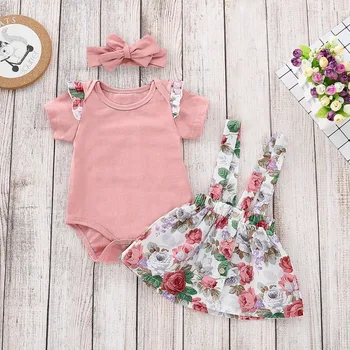 2019 ins Baby Girls Pink Rompers And Floral Print Skirt Bow Headbands 2pcs Sets Infant Toddler Suit Outfits 1.1kg#56
2019 ins Baby Girls Pink Rompers And Floral Print Skirt Bow Headbands 2pcs Sets Infant Toddler Suit Outfits 1.1kg#56