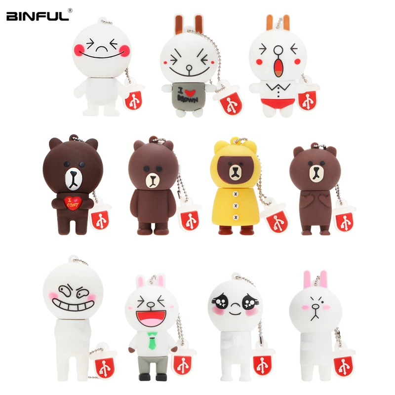 2019 New Usb Flash Drive 32GB Cute Cartoon Brown Bear Pen Drive Lovely Cony Usb Stick 128GB 64GB 16GB 8GB 4GB Pendriv Best Gift
2019 New Usb Flash Drive 32GB Cute Cartoon Brown Bear Pen Drive Lovely Cony Usb Stick 128GB 64GB 16GB 8GB 4GB Pendriv Best Gift