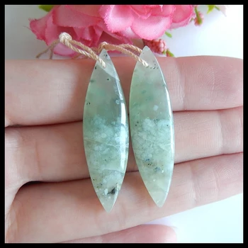 Jewelry Gift Gem Customized,Wholesale gemstone,Nephrite Jade fashion earring pair,Semiprecious jewelry Earrings,41x11x5mm,7.4g
Jewelry Gift Gem Customized,Wholesale gemstone,Nephrite Jade fashion earring pair,Semiprecious jewelry Earrings,41x11x5mm,7.4g