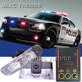 MIXC TRENDS 2x2led 4W LED Flash Ambulance Police light Car Truck Motorcycle Flashing Controller 12V led Strobe Warning lights
MIXC TRENDS 2x2led 4W LED Flash Ambulance Police light Car Truck Motorcycle Flashing Controller 12V led Strobe Warning lights