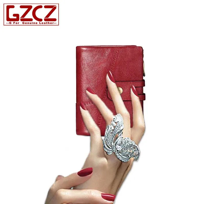 GZCZ 2018 короткий женский кошелек оригинальный кожаный женская сумка из
