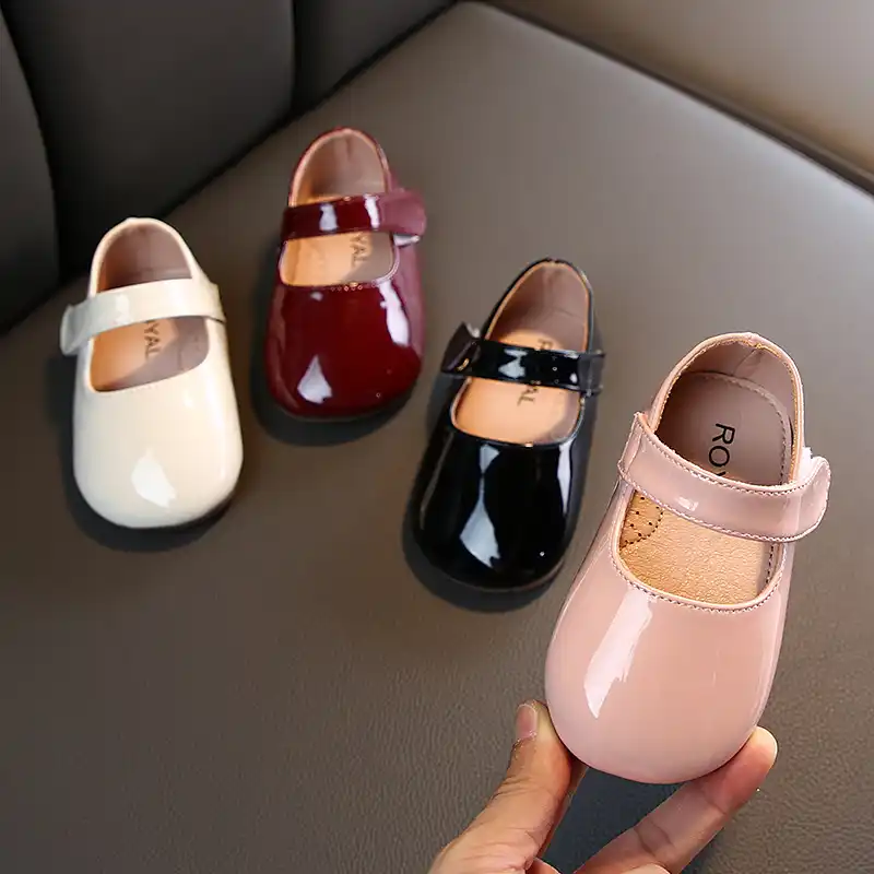 infant girl black dress shoes