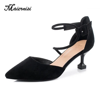 MAIERNISI Shoes Woman Flock Women Pumps Fashion Classic High Heels Shoes Pointed Toe Wedding Women Dress Shoes Plus Size
MAIERNISI Shoes Woman Flock Women Pumps Fashion Classic High Heels Shoes Pointed Toe Wedding Women Dress Shoes Plus Size