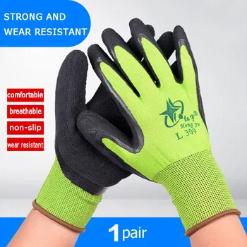 1pair Latex Working Gloves Anti-skid Acid Alkali Anti-cut Green Building Construction Materials Labor Hanging Glue Protective
1pair Latex Working Gloves Anti-skid Acid Alkali Anti-cut Green Building Construction Materials Labor Hanging Glue Protective