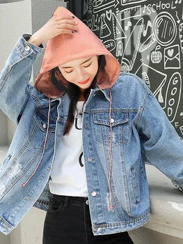 2019 New Fashion Casual highstreet Styel Women Short Denim Jacket Female Turn-Down Collar Spring Loose Denim jacketC007
2019 New Fashion Casual highstreet Styel Women Short Denim Jacket Female Turn-Down Collar Spring Loose Denim jacketC007