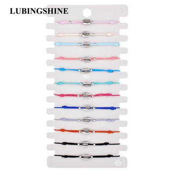 LUBINGSHINE 12pcs/lot Charms Elastic Wax Rope Braided Leather Bracelets & Bangles For Women Man Adjustable Pulseria Jewelry
LUBINGSHINE 12pcs/lot Charms Elastic Wax Rope Braided Leather Bracelets & Bangles For Women Man Adjustable Pulseria Jewelry