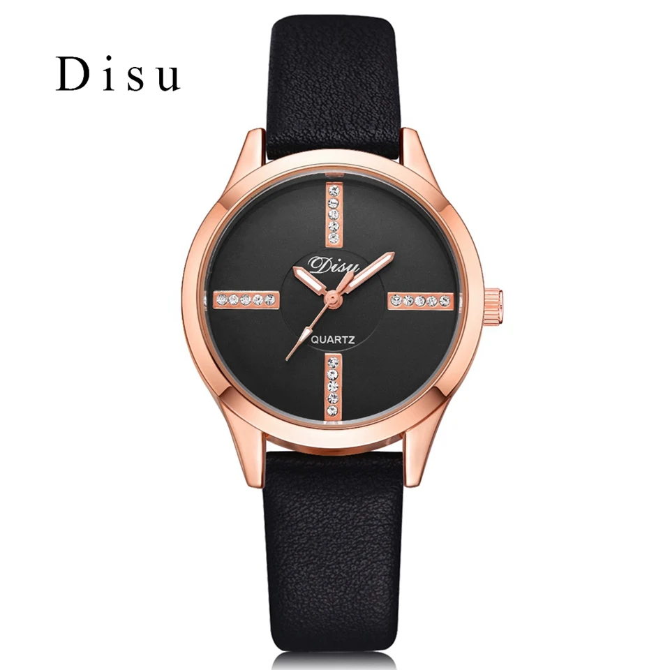 Disu Brand Ladies Leather Clock Dress Watches Luxury Women Crystal Dress Bracelet Sport Gift Watch Fashion Woman Sport Watch
Disu Brand Ladies Leather Clock Dress Watches Luxury Women Crystal Dress Bracelet Sport Gift Watch Fashion Woman Sport Watch
