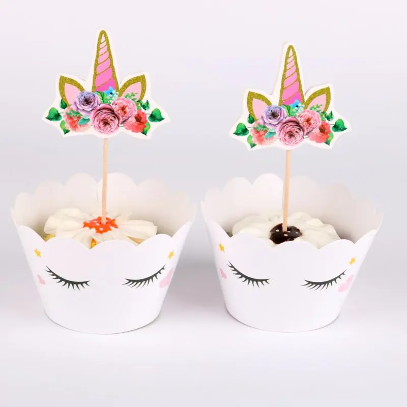 24pcs Smiley face Cartoon Unicorn Cupcake Wrappers Toppers For Kids Party Birthday Decoration Cake Cups (12 wraps+12 topper)
24pcs Smiley face Cartoon Unicorn Cupcake Wrappers Toppers For Kids Party Birthday Decoration Cake Cups (12 wraps+12 topper)