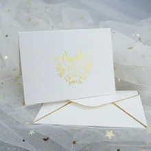 25set gold thank you fold card flower design Thanks giving Day Card send Lucky Love wedding Party cards Invitation with envelope
25set gold thank you fold card flower design Thanks giving Day Card send Lucky Love wedding Party cards Invitation with envelope