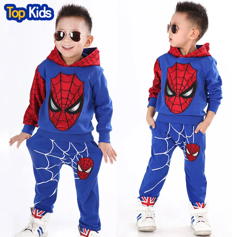 New Baby Boys Spring Autumn Spiderman Sports suit 2pcs set Tracksuits Kids Clothing sets 85-125cm Casual clothes Coat+Pant MB491
New Baby Boys Spring Autumn Spiderman Sports suit 2pcs set Tracksuits Kids Clothing sets 85-125cm Casual clothes Coat+Pant MB491