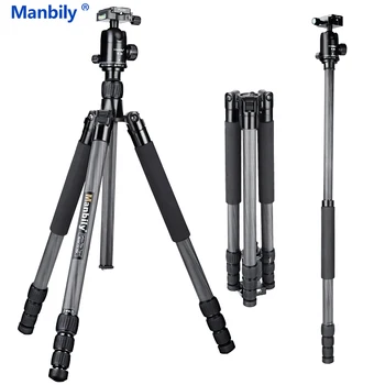Manbily CZ-309 Bigger Tube Professional Portable Carbon Fiber Tripod with B20 Ball Head conversion Travel DSLR Cameras Tripod
Manbily CZ-309 Bigger Tube Professional Portable Carbon Fiber Tripod with B20 Ball Head conversion Travel DSLR Cameras Tripod