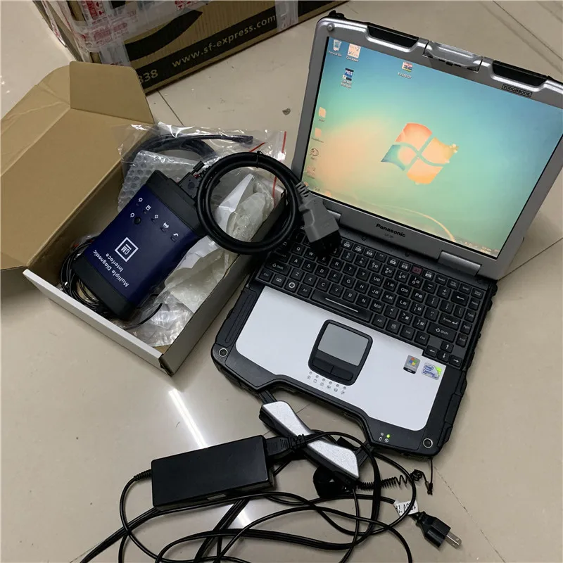 New multiple Auto diagnostic interface wifi for G-M MDI Scanner GDS2 TECH2WIN HDD with laptop CF-30 toughbook 4G ready to use
New multiple Auto diagnostic interface wifi for G-M MDI Scanner GDS2 TECH2WIN HDD with laptop CF-30 toughbook 4G ready to use