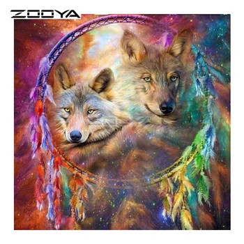 ZOOYA Diamond Embroidery Two Wolf Race Feather Animals Diamond Painting Cross Stitch Square Rhinestone Mosaic BK1167
ZOOYA Diamond Embroidery Two Wolf Race Feather Animals Diamond Painting Cross Stitch Square Rhinestone Mosaic BK1167