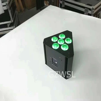 12pcs/lot triangle wifi battery powered wireless dmx 6*18W RGBWAUV led Par Light
12pcs/lot triangle wifi battery powered wireless dmx 6*18W RGBWAUV led Par Light