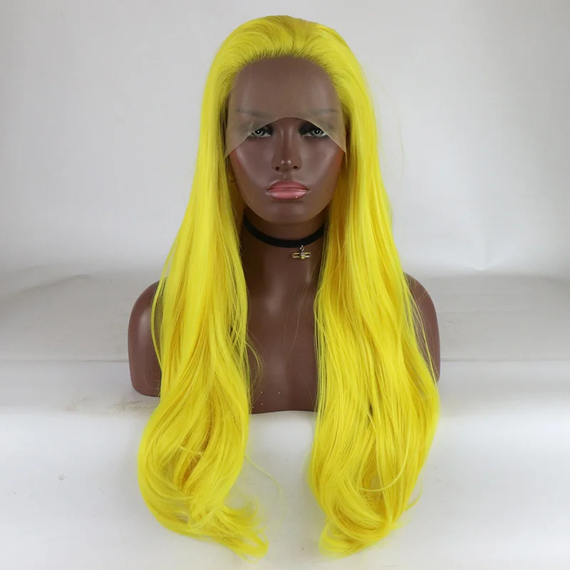 Fantasy Beauty Bright Yellow Natural And Soft Heat Resistant Synthetic Fiber Long Wavy Synthetic Wigs Lace Front Wig
Fantasy Beauty Bright Yellow Natural And Soft Heat Resistant Synthetic Fiber Long Wavy Synthetic Wigs Lace Front Wig