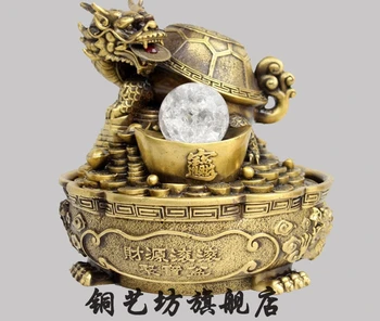 9' China Dragon Turtle Tortoise Cornucopia Copper Cash Lucky Bronze Statue
9' China Dragon Turtle Tortoise Cornucopia Copper Cash Lucky Bronze Statue