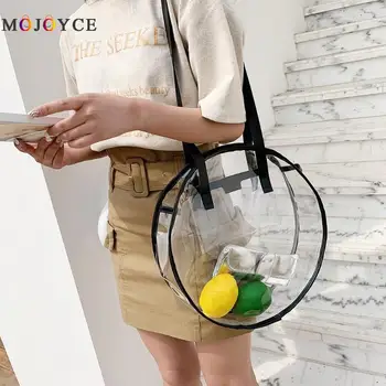 Transparent Plastic Handbags Fashion Designer Summer Beach Round Clear Large Women Shoulder Bag
Transparent Plastic Handbags Fashion Designer Summer Beach Round Clear Large Women Shoulder Bag