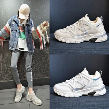 Women Sneakers Spring Autumn Fashion Casual shoes Mesh Sneakers Woman Height Increasing Platform Shoes
Women Sneakers Spring Autumn Fashion Casual shoes Mesh Sneakers Woman Height Increasing Platform Shoes