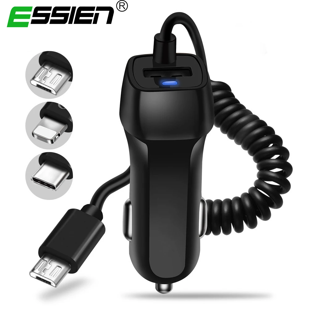 USB Car Charger For iPhone X 8 7 Phone Car-charger With Micro USB Type c For Apple Cable For Samsung S9 S8 Plus S7 Quick Charge
USB Car Charger For iPhone X 8 7 Phone Car-charger With Micro USB Type c For Apple Cable For Samsung S9 S8 Plus S7 Quick Charge