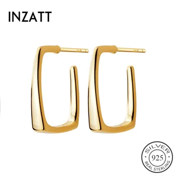 INZATT Real 925 Sterling Silver Minimalist Line Hoop Earrings For Fashion Women Party Fine Jewelry 2019 Accessories Gift
INZATT Real 925 Sterling Silver Minimalist Line Hoop Earrings For Fashion Women Party Fine Jewelry 2019 Accessories Gift