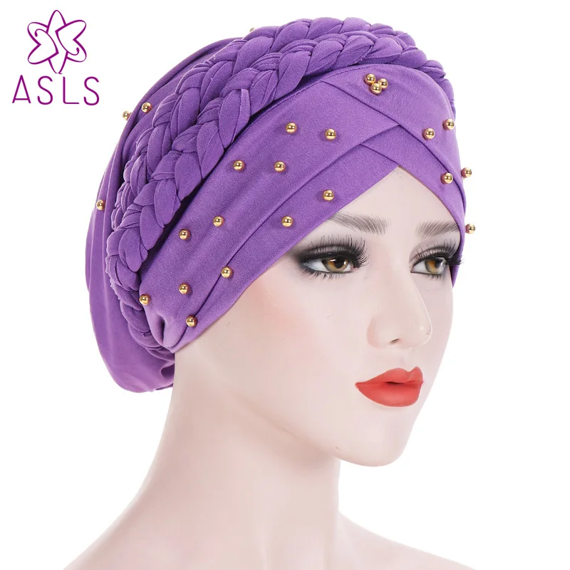 New Spring Fashion Solid Women Muslim Turban Color Cotton Bandanas Beaded Braid Headwraps Women Hair Accessories Free Shipping
New Spring Fashion Solid Women Muslim Turban Color Cotton Bandanas Beaded Braid Headwraps Women Hair Accessories Free Shipping