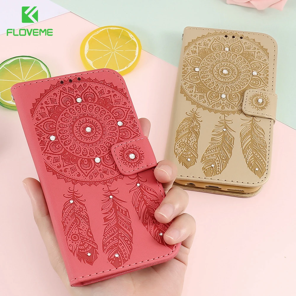 FLOVEME Leather Case For Samsung S7 S6 S5 Galaxy S7 S6 Edge Plus Flower Diamond Flip Wallet Bag For Samsung Galaxy S8 Plus Case
FLOVEME Leather Case For Samsung S7 S6 S5 Galaxy S7 S6 Edge Plus Flower Diamond Flip Wallet Bag For Samsung Galaxy S8 Plus Case