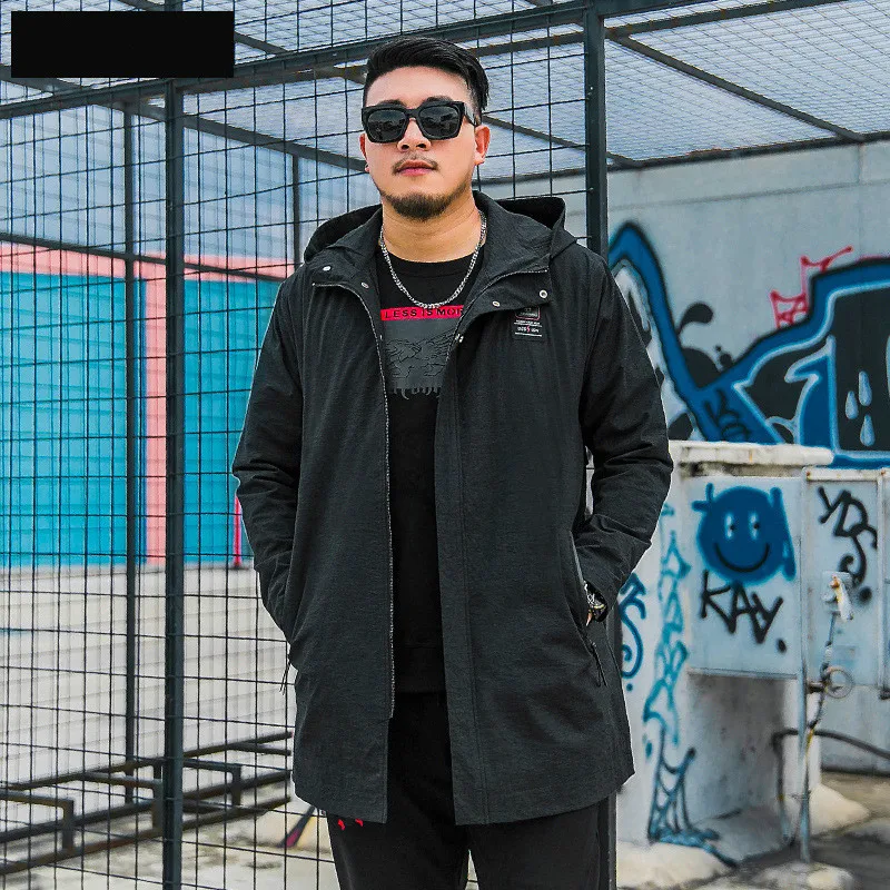 Men's Windbreaker Fat Increase Long Hooded Jacket Loose Autumn 2018 Men Long Warm Jacket Hooded Cloak
Men's Windbreaker Fat Increase Long Hooded Jacket Loose Autumn 2018 Men Long Warm Jacket Hooded Cloak