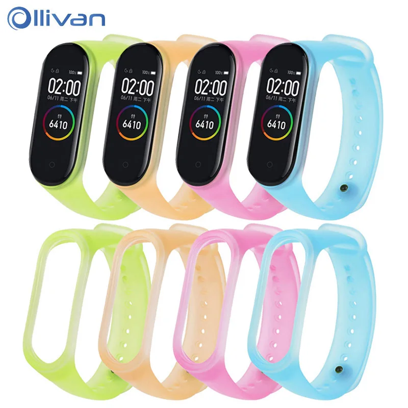 For Xiaomi Mi Band 4 Strap Smart Accessories Replacement Waterproof Translucent Silicon Bracelet For Mi Band4 band 3 wrist strap
For Xiaomi Mi Band 4 Strap Smart Accessories Replacement Waterproof Translucent Silicon Bracelet For Mi Band4 band 3 wrist strap