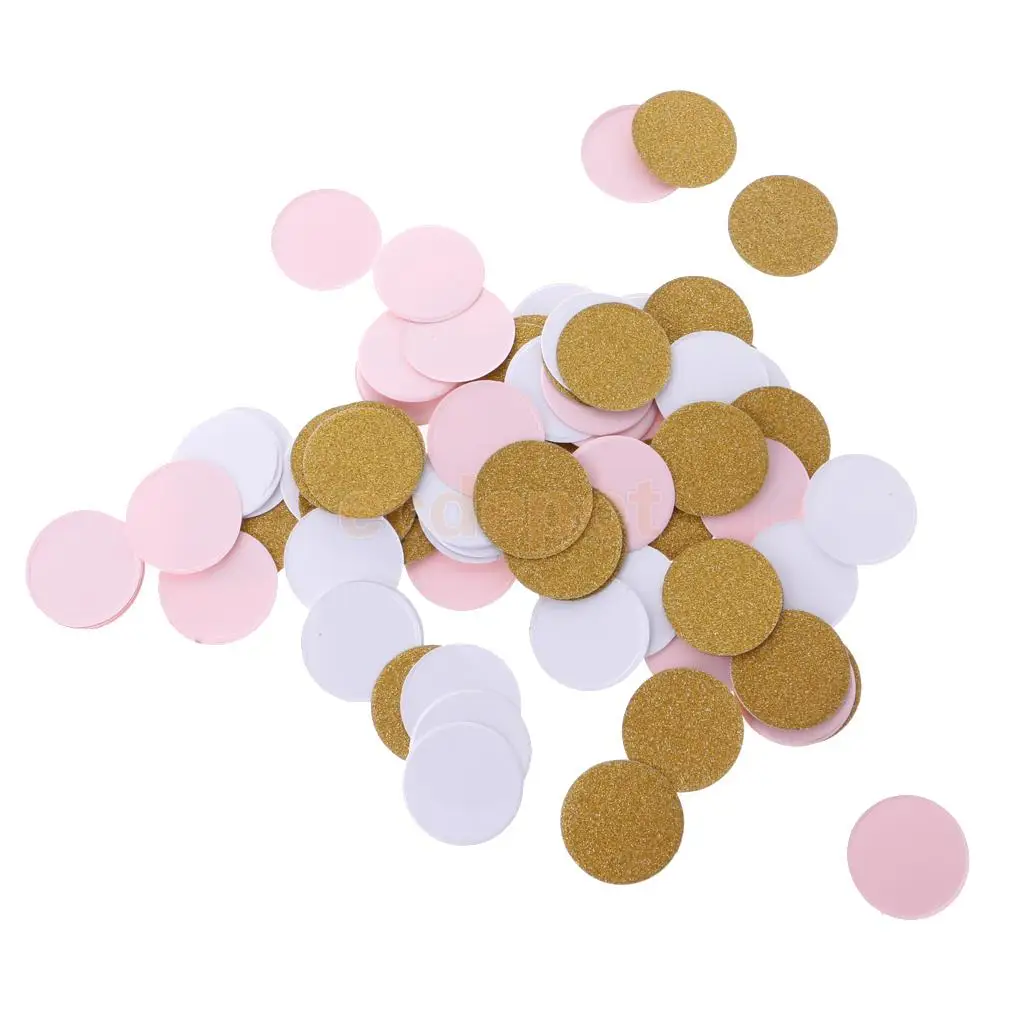 100pcs/Pack Romantic Wedding Round Gold Pink White Confetti Table Scatter Decoration Sprinkle Party Accessories
100pcs/Pack Romantic Wedding Round Gold Pink White Confetti Table Scatter Decoration Sprinkle Party Accessories