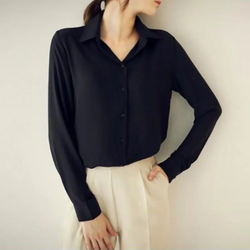 2018 Summer Casual Women Blouse Ladies Solid Elegant Tops Blusas Blouse Long Sleeve OL Office Shirt chiffon blouse and women top
2018 Summer Casual Women Blouse Ladies Solid Elegant Tops Blusas Blouse Long Sleeve OL Office Shirt chiffon blouse and women top