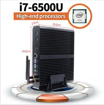 Intel Core i7 6500U Skylake 14NMFanless Mini PC Desktop Computer Windows 10 Nettop Dual HDMI HTPC HD520 Graphics 4K HD 300M WiFi
Intel Core i7 6500U Skylake 14NMFanless Mini PC Desktop Computer Windows 10 Nettop Dual HDMI HTPC HD520 Graphics 4K HD 300M WiFi