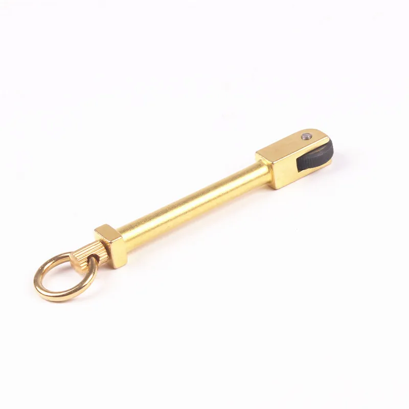 New Gold Outdoor Mini Brass Pulley Flint Fire Stick Igniter Wild Igniter Camping Tools
New Gold Outdoor Mini Brass Pulley Flint Fire Stick Igniter Wild Igniter Camping Tools