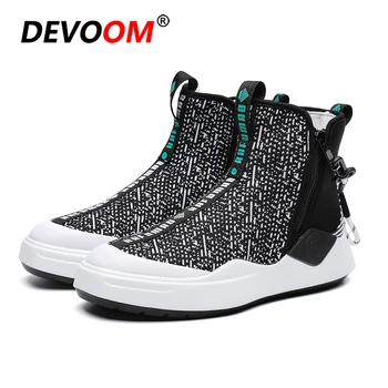 Autumn Boots Women Flat Shoes Fashion Ladies Ankle Boots Zip Boot Brand Canvas+Leather New 2018 Sock Motorcycle Boots Womens
Autumn Boots Women Flat Shoes Fashion Ladies Ankle Boots Zip Boot Brand Canvas+Leather New 2018 Sock Motorcycle Boots Womens