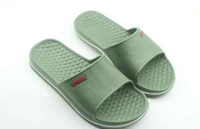 Summer Pure Color Lovers Household Disposable Bath Slippers Spa Hotel Slippers Bathroom Anti-skid Mens And Womens Soft Slide Slippers (24)