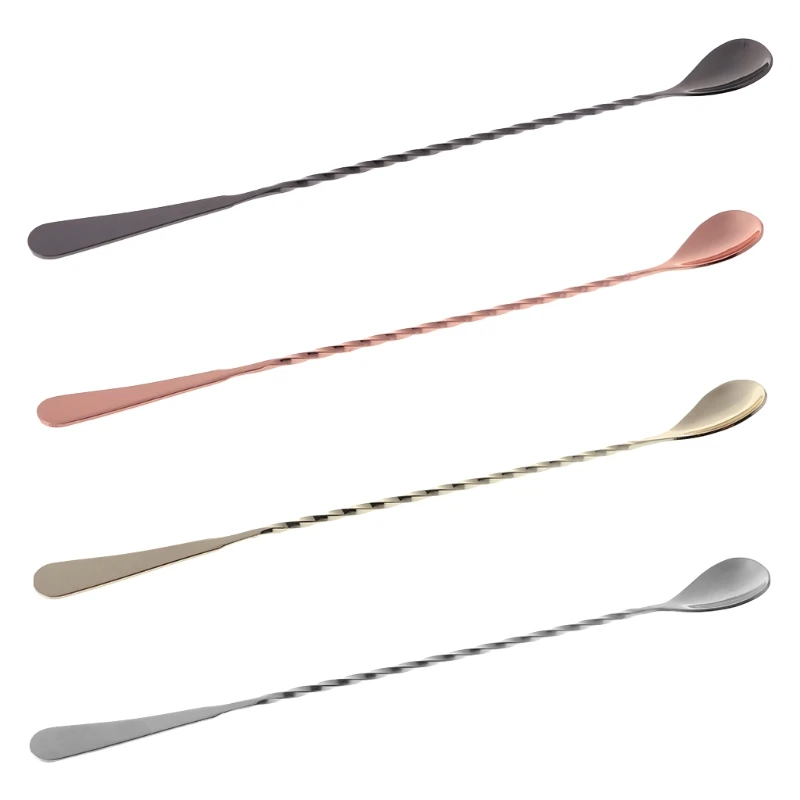 OOTDTY 30cm Stainless Steel Muddler Threaded Bar Tool Swizzle Stick Cocktail Stirring Spoon
OOTDTY 30cm Stainless Steel Muddler Threaded Bar Tool Swizzle Stick Cocktail Stirring Spoon