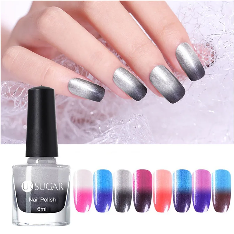UR SUGAR Thermal Glitter Nail Polish Temperature Color Changing Varnish Metallic Mirror Nail Lacquer Matte Pearl Shell Manicure
UR SUGAR Thermal Glitter Nail Polish Temperature Color Changing Varnish Metallic Mirror Nail Lacquer Matte Pearl Shell Manicure