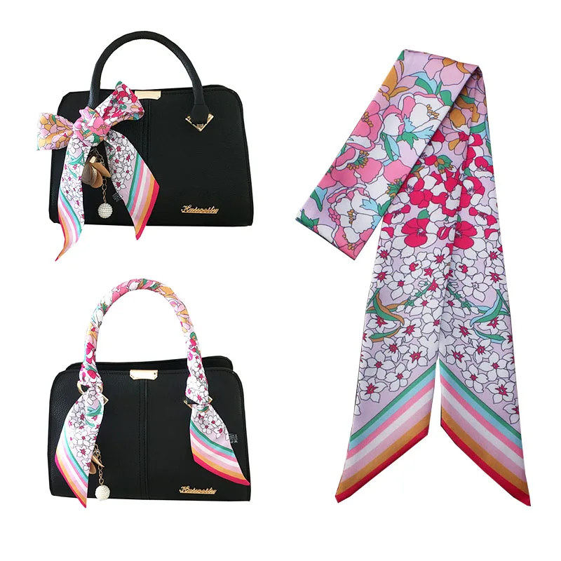 Cheap 2019 New Design Luxury Brand Scarf Paisley Print Silk Tie Women Handle Bag Ribbons Fashion Head Band Small Long Scarves
Cheap 2019 New Design Luxury Brand Scarf Paisley Print Silk Tie Women Handle Bag Ribbons Fashion Head Band Small Long Scarves
