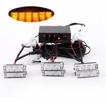 03016 6X3LED 18LED Strobe Flash Warning EMS Car Light Firemen Emergency High Power 6*3 Red Blue White Green Amber
03016 6X3LED 18LED Strobe Flash Warning EMS Car Light Firemen Emergency High Power 6*3 Red Blue White Green Amber