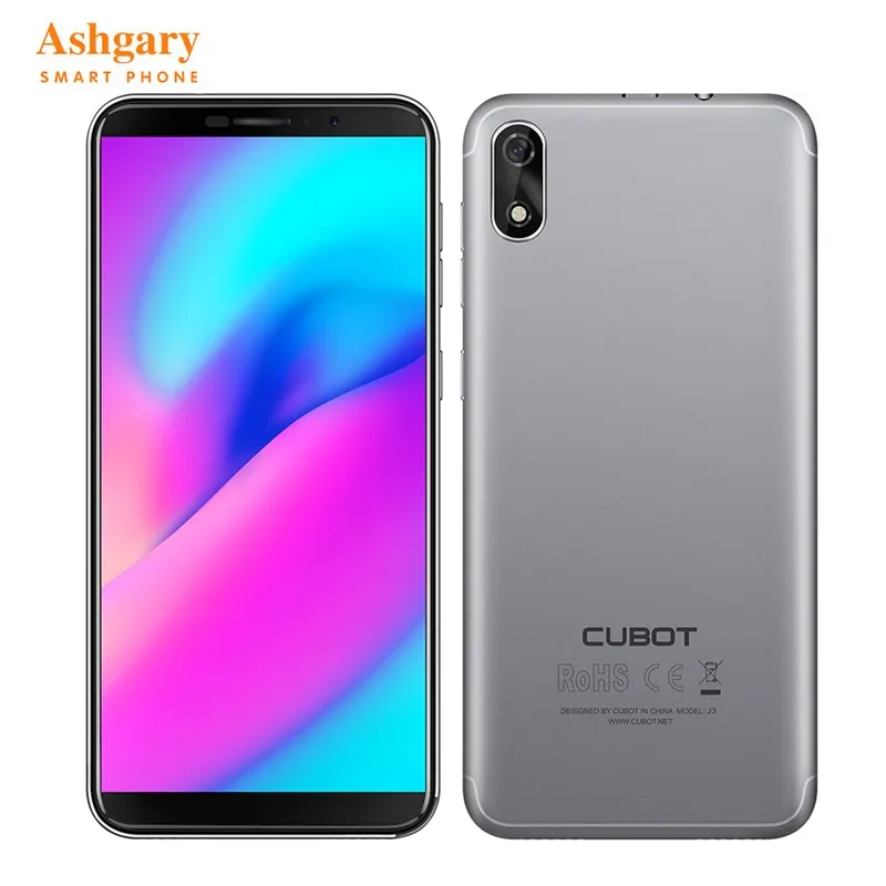 

Cubot J3 3G Smartphone Android GO MT6580 Quad Core 5.0" Mobile Phone 1.3GHz 1GB RAM 16GB ROM 8.0MP Rear Camera 2000mAh CellPhone