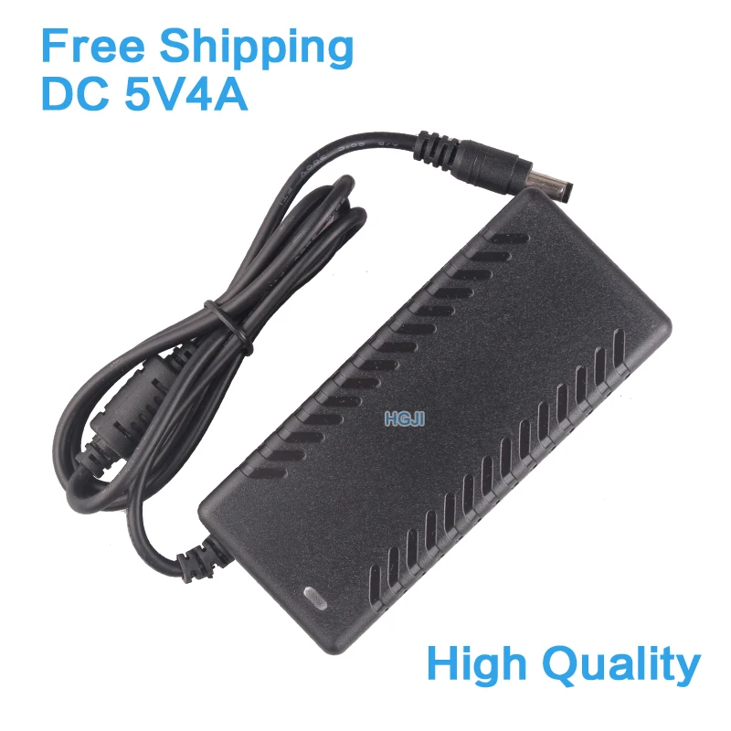 Free Shipping 1pcs 5V 4A adapter AC 100-240V to DC 5V 4A Power Adapter Charger DC5V 5.5*2.5/2.1mm high quality
Free Shipping 1pcs 5V 4A adapter AC 100-240V to DC 5V 4A Power Adapter Charger DC5V 5.5*2.5/2.1mm high quality