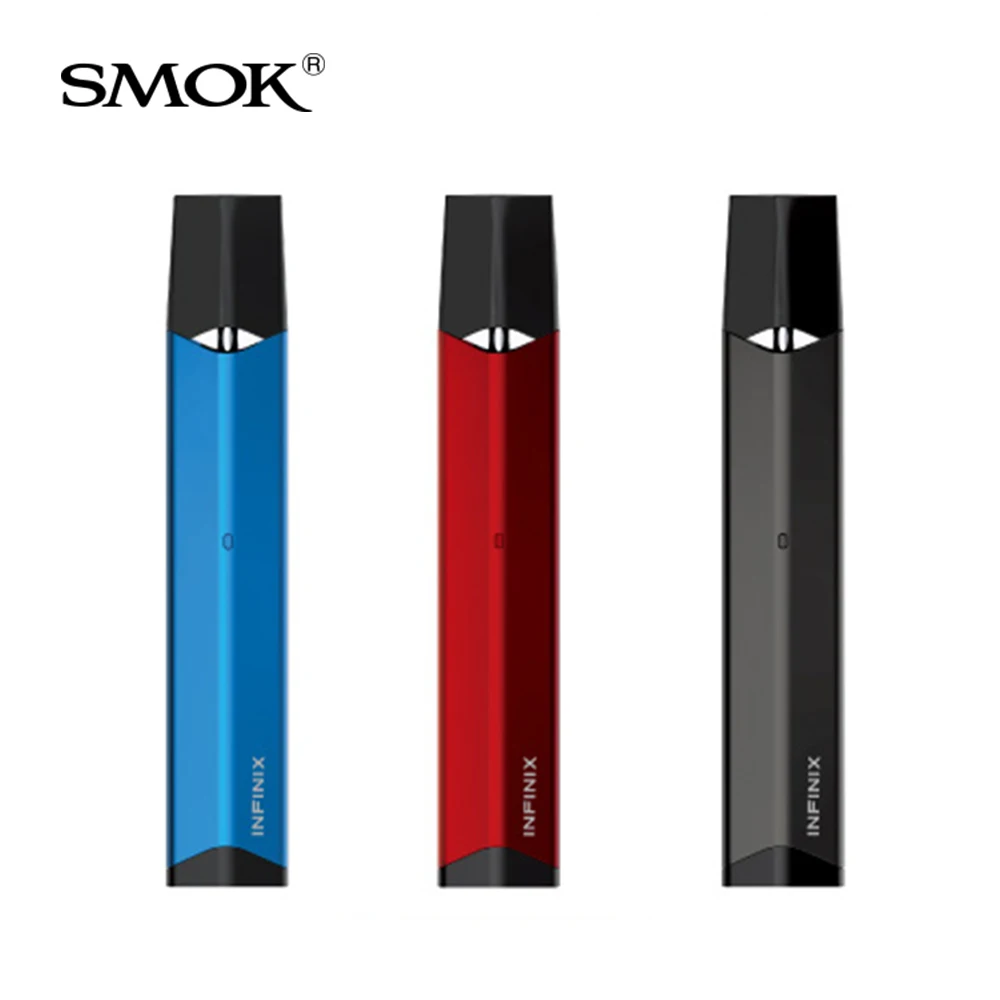 Original SMOK Infinix Starter Kit built in 250mAh Battery All-in-One Pod System with 2ml Pod vape pen electronic cigarette kit