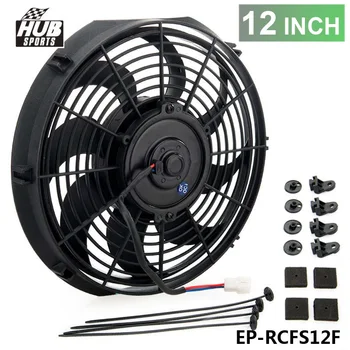 New 12"inch Electric Universal Cooling Radiator Fan Curved S-Blade For Radiator Oil Cooler HU-RCFS12F
New 12"inch Electric Universal Cooling Radiator Fan Curved S-Blade For Radiator Oil Cooler HU-RCFS12F