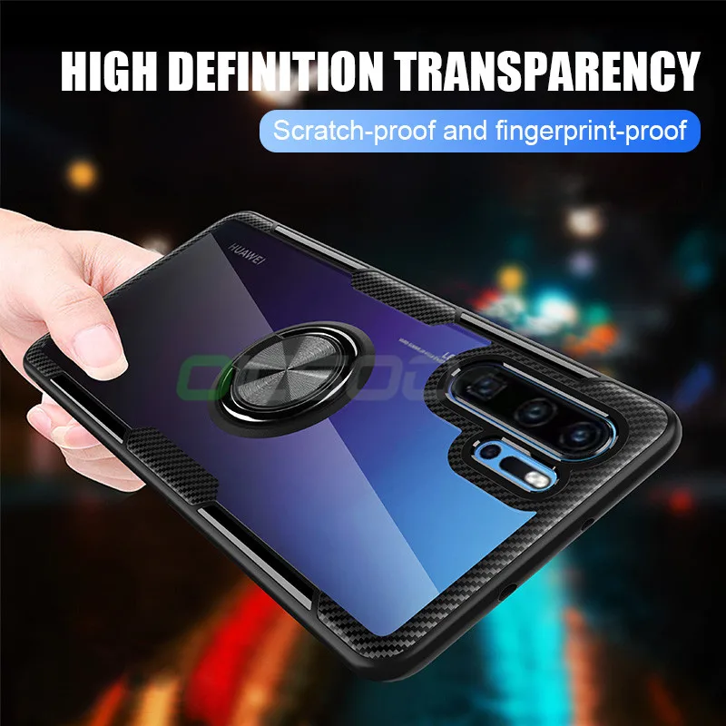 OICGOO Luxury Ring Carbon Transparent Cases For Huawei P30 P20 Pro Coque Cover For Huawei Mate 20 Pro Huawei P20 P30 Lite Case
OICGOO Luxury Ring Carbon Transparent Cases For Huawei P30 P20 Pro Coque Cover For Huawei Mate 20 Pro Huawei P20 P30 Lite Case