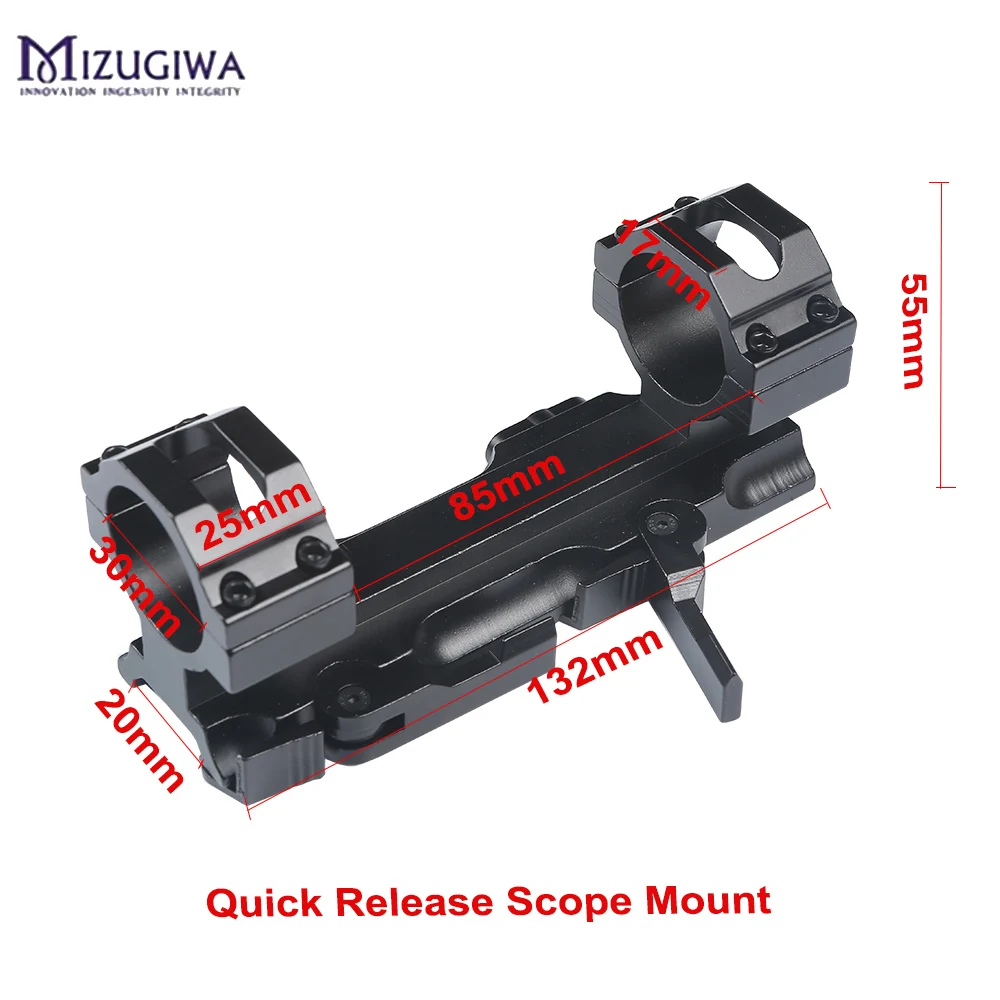 MIZUGIWA Hunting Rifle Scope Mount 30mm Quick Release Cantilever Picatinny Weaver 20mm Rail AR15 AK47 M4 Hunting Accessories
MIZUGIWA Hunting Rifle Scope Mount 30mm Quick Release Cantilever Picatinny Weaver 20mm Rail AR15 AK47 M4 Hunting Accessories