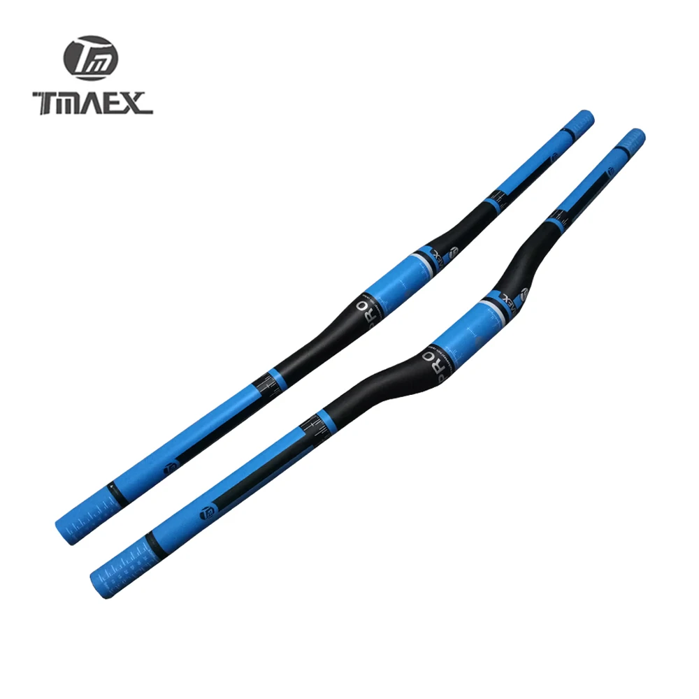TMAEX-Pro Blue UD Carbon Handlebar Mountain Bike Handlebar Flat/Riser Bar Carbon Bicycle Parts spare parts for bicycle 145g
TMAEX-Pro Blue UD Carbon Handlebar Mountain Bike Handlebar Flat/Riser Bar Carbon Bicycle Parts spare parts for bicycle 145g